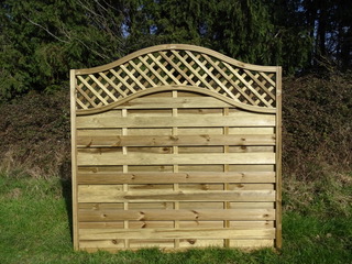 Fence it Direct Omega Lattice Top Panel